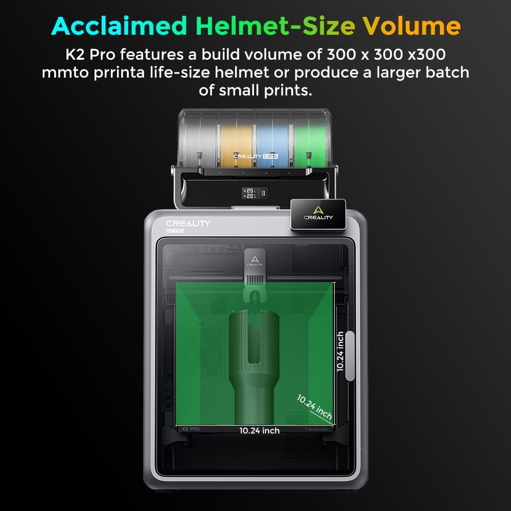 Half-price promotion - 3D printer, multi-color 3D printer, equipped with CFS printhead, printing speed 600 mm/s, 300℃ direct drive extruder, automatic leveling cavity, AI camera.