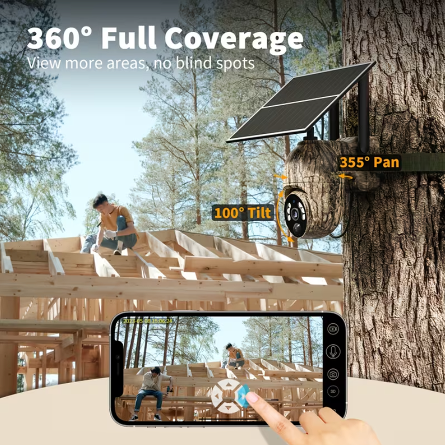 🛒 Hot Pick | 4G Solar Trail Camera, 4K Night Vision & 360° Live View