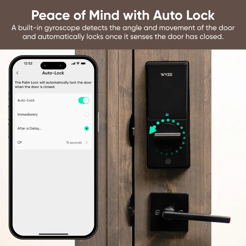 🔥Wyze Palm Lock — Wi-Fi Palm Recognition Smart Lock for Front Door
