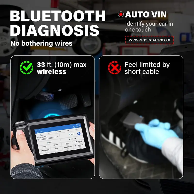 TOPDON ARTIDIAG800BT 2 CAR DIAGNOSTIC TOOL OBD SCANNER ALL SYSTEM BLUETOOTH TPMS topdon bidirectional scan tool bi-directional scanner repair guide