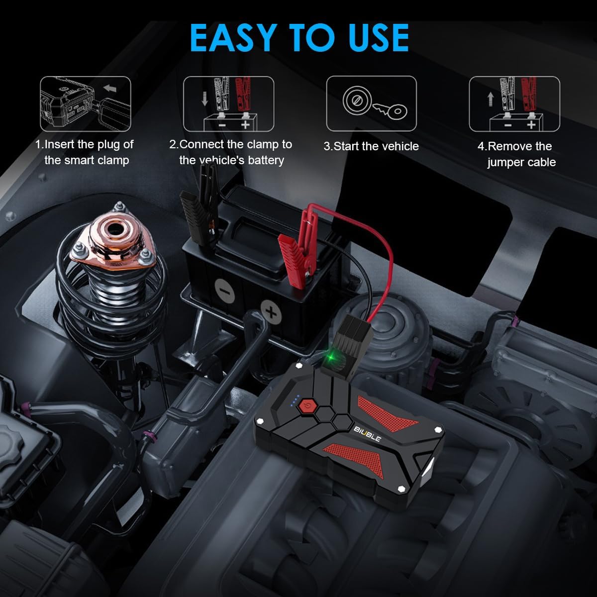 #🏷️ Special Offer/4250A Car Jump Starter for Gas & Diesel Engines