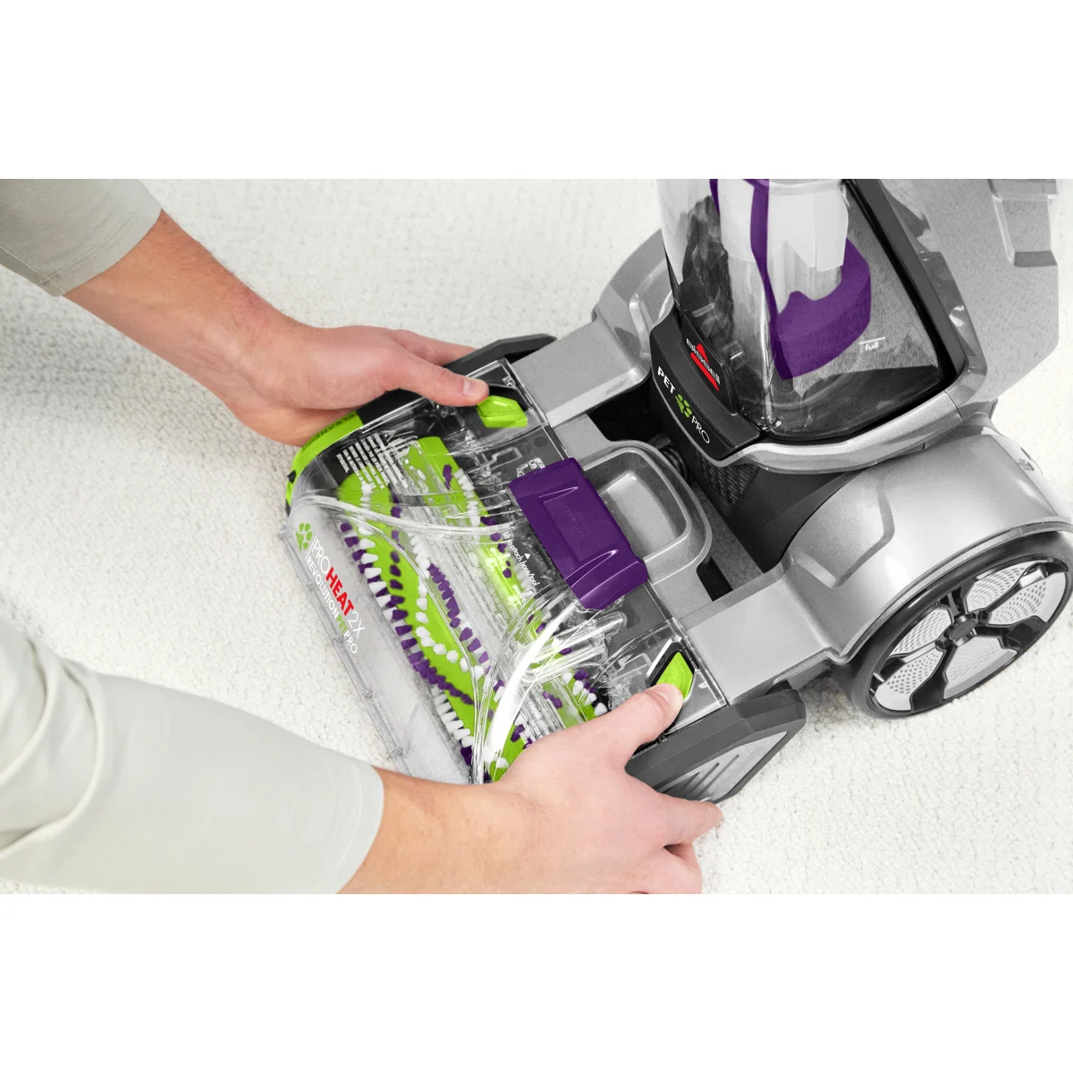 BISSELL ProHeat 2X Revolution Pet Pro Plus, Upright Deep Cleaner, Dual Dirt Lifter Powerbrush, Hose & Tool Attachment, Pet Upholstery Tool