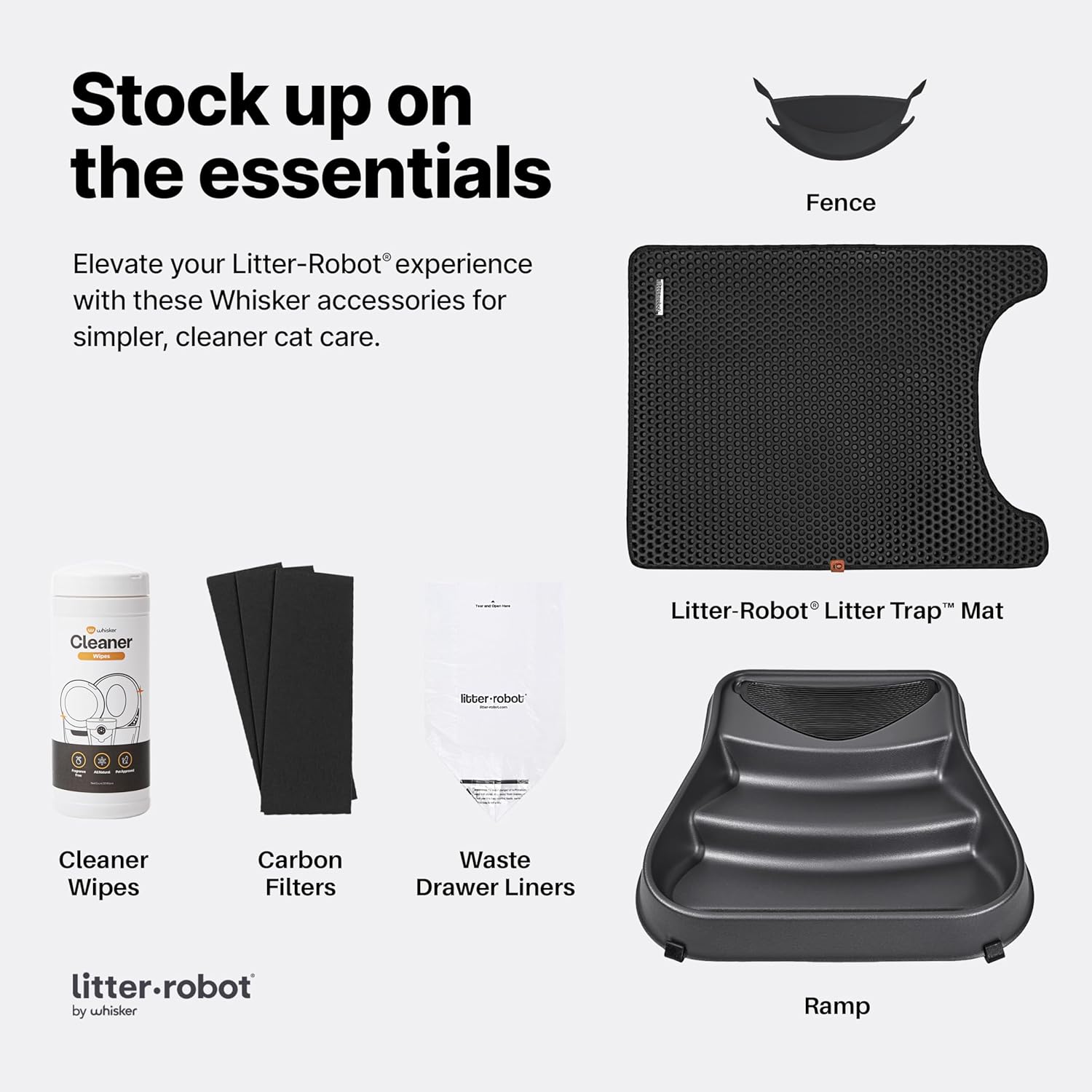 Litter-Robot 3 Connect by Whisker, Grey - Automatic