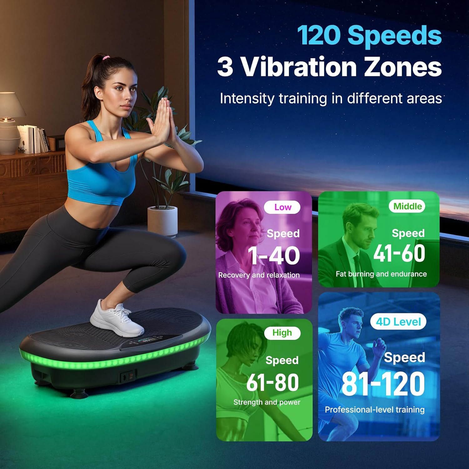 💥Save up to 70% — Limited-time offer: Prices start at just $39. 💥Merach Vibration Fitness Plate — A 4D full-body workout vibration platform that supports lymphatic drainage, fat loss, and muscle activation. Featuring Bluetooth connectivity and resistanc