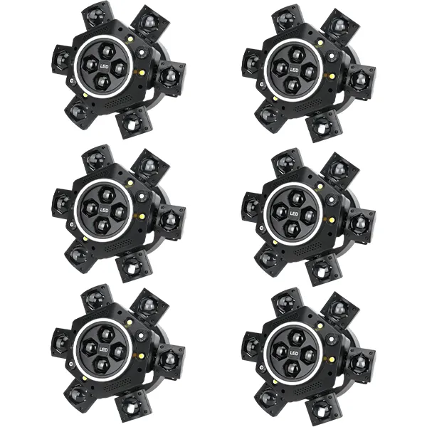 ⚡ Power Up & Save -Transform Any Party with a 540° Rotating DJ Spotlight