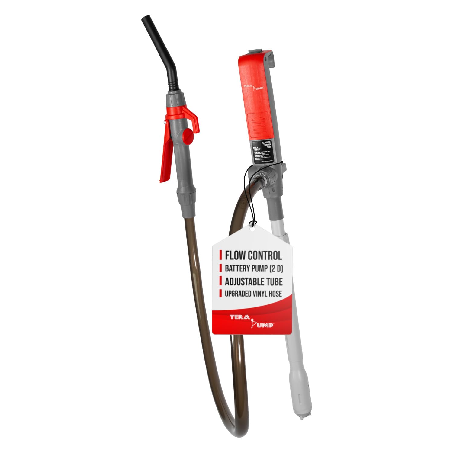 💥Today Only⚡TERA PUMP Battery Powered Fuel Transfer Pump with Quick Flow Nozzle
