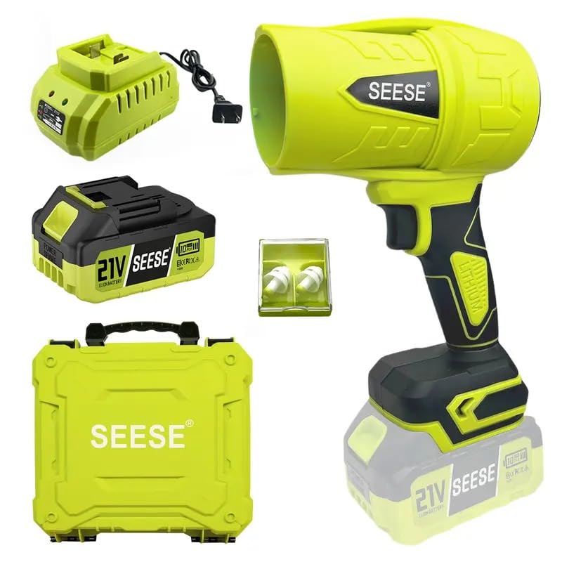 Buy one get one free-SEESE Cordless Leaf Blower Violent TurboFan 