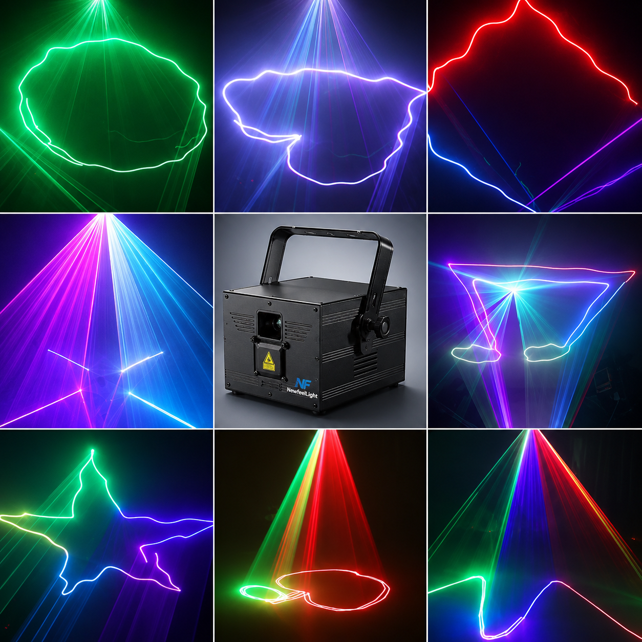 PARTY SALE🔥Newfeel NF8 Series RGB Laser Lights Sound Activated Mode