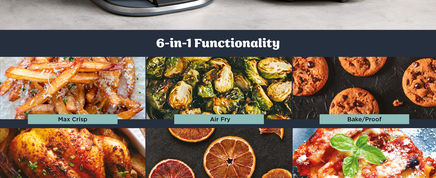 6-in-1 Functionality