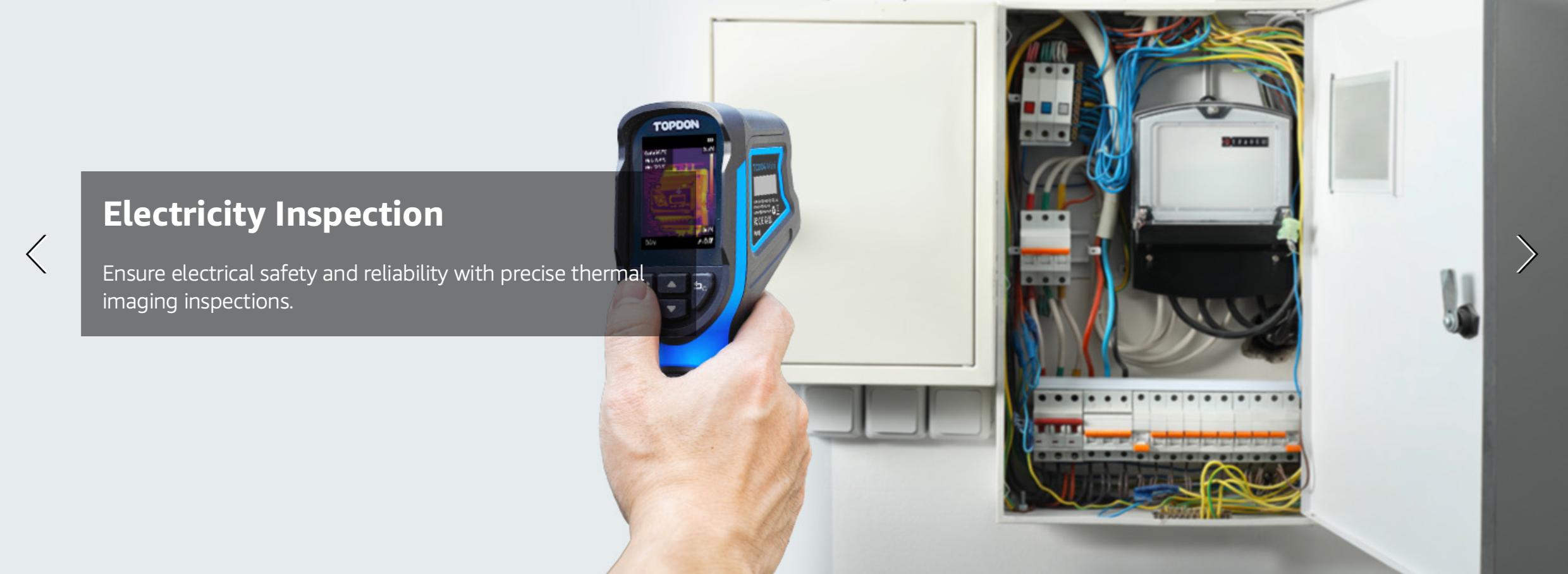 TOPDON TC004 Mini Thermal Camera, 15-Hour Battery, 240&times;240 TISR, 128&times;128 IR, -4&deg;F~842&deg;F, High/Low Temp Alerts, Handheld Infrared Imaging