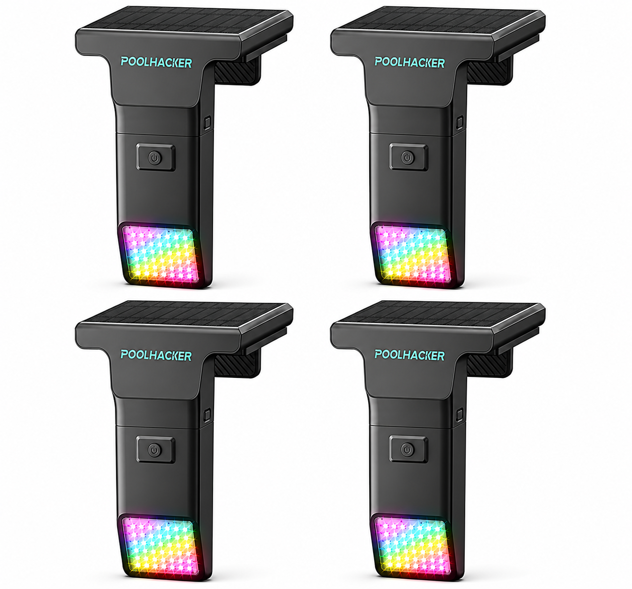 ☀️[SUMMER VIBES] Poolhacker Solar Poolside Lights with Remote, Waterproof RGB Color Changing Hanging Pool Light for Night Party 🌈
