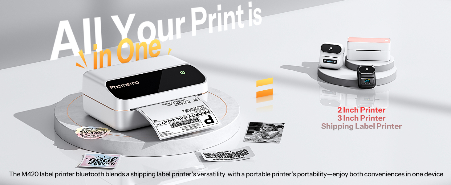 Shipping label printer