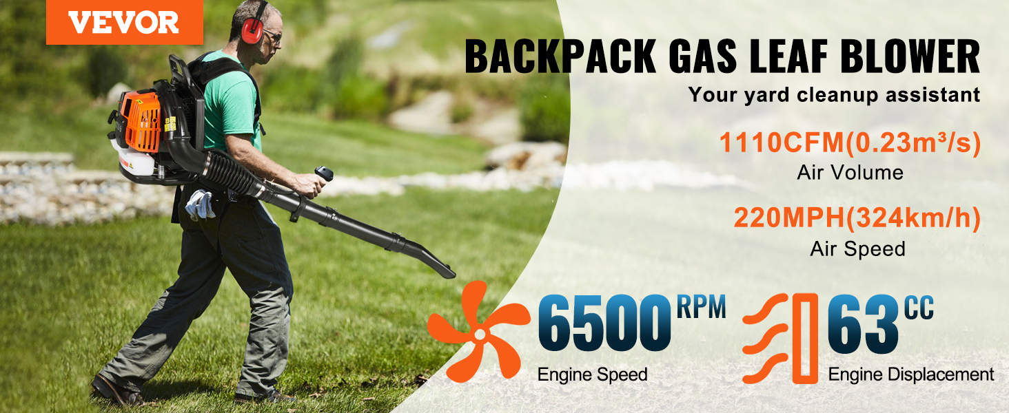 gas leaf blower