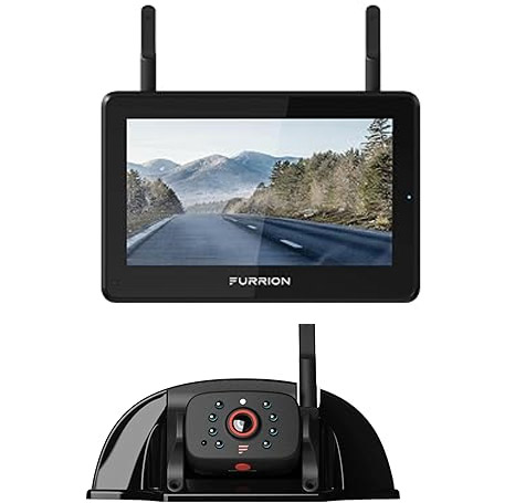 Furrion Magnetic Wireless Solar Backup Camera (with 7-inch IPS Touchscreen)