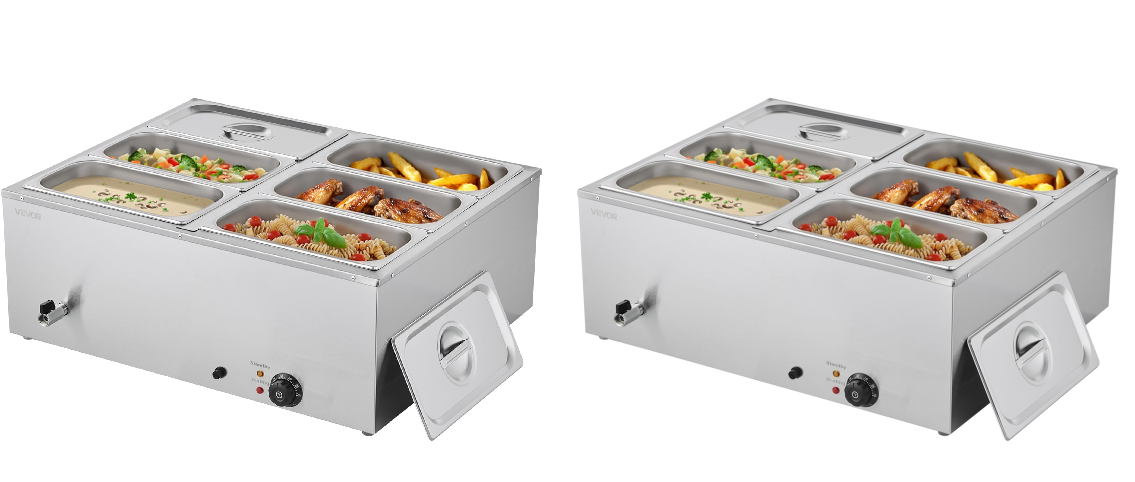 🔥Buy 1 Get 1 Free🔥 6-Pan Commercial Food Warmer