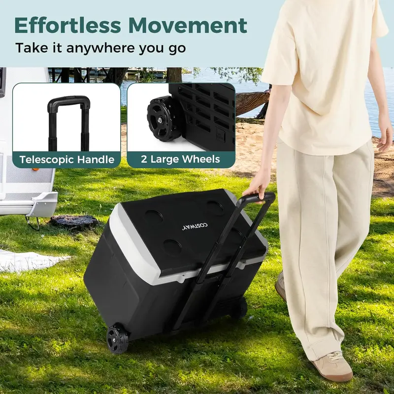 COSTWAY Portable Car Refrigerator