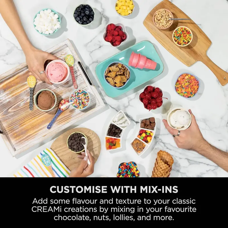 【Double Discount】Ninja CREAMi Scoop & Swirl 13-in-1 Ice Cream Maker, Gelato, Sorbet & Frozen Yogurt Machine, Includes Two 16 oz 2-in-1 Pints