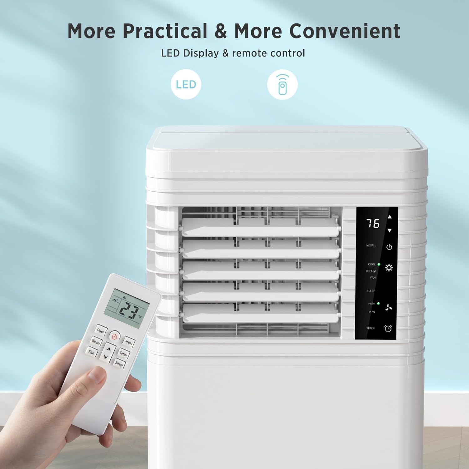 Father's Day Sale – COWSAR 10,000 BTU Portable Air Conditioner | Covers up to 450 sq. ft., 4-in-1 Multifunctional Design