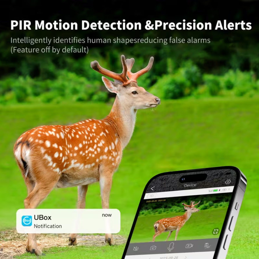 🛒 Hot Pick | 4G Solar Trail Camera, 4K Night Vision & 360° Live View