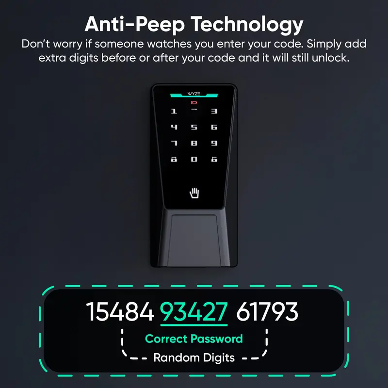 🔥Wyze Palm Lock — Wi-Fi Palm Recognition Smart Lock for Front Door
