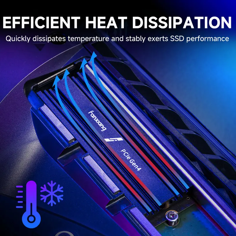 🛒BEST SELLER🚀FANXIANG S660 500GB/1TB/2TB/4TB PCIe 4.0 NVMe M.2 SSD for PS5/Gaming Consoles/PC, Internal Solid State Drive with Heatsink, Read Speeds Up to 5000MB/s summerwins