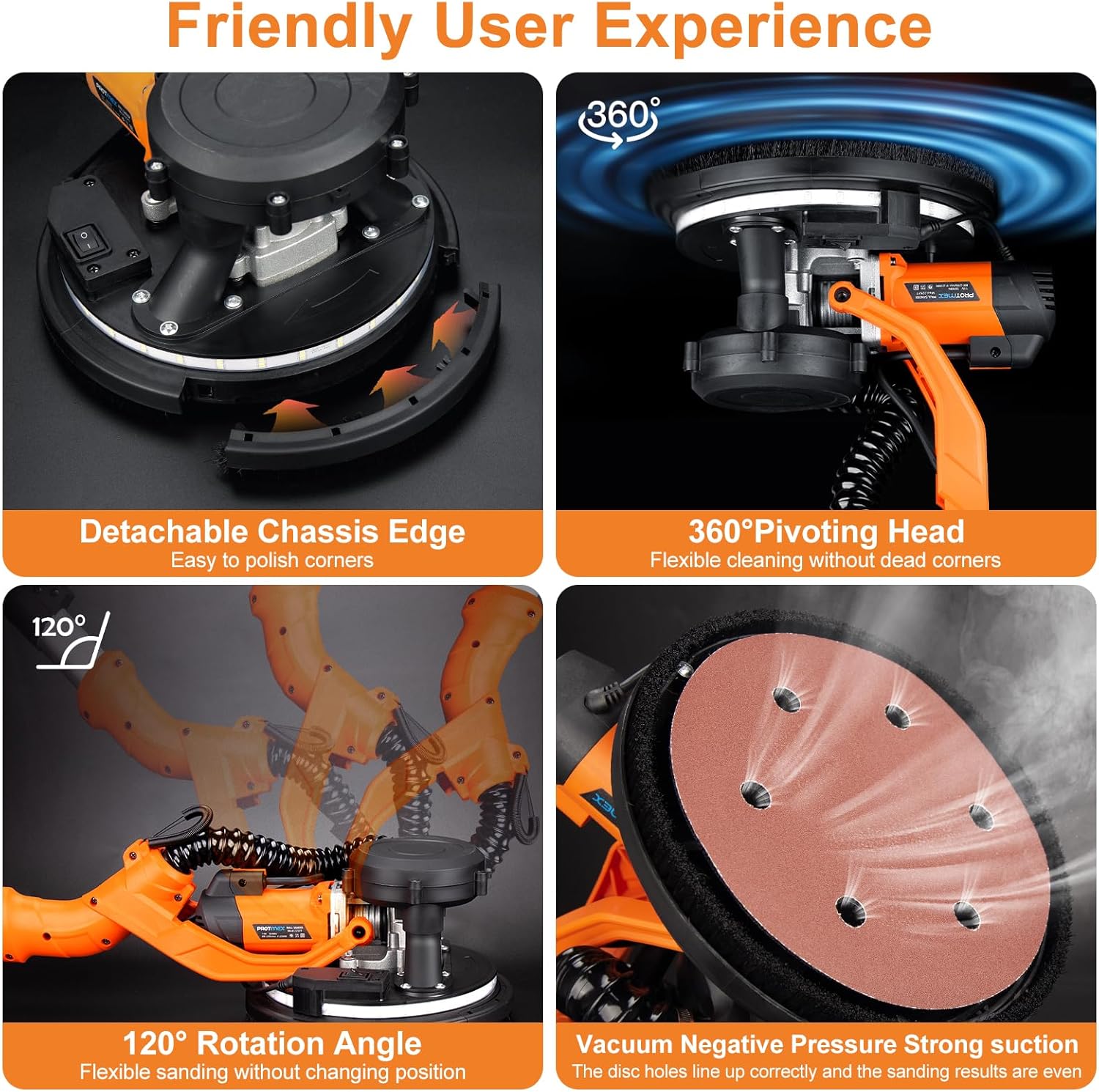 Drywall Sander, 1000W Popcorn Ceiling Removal Tool