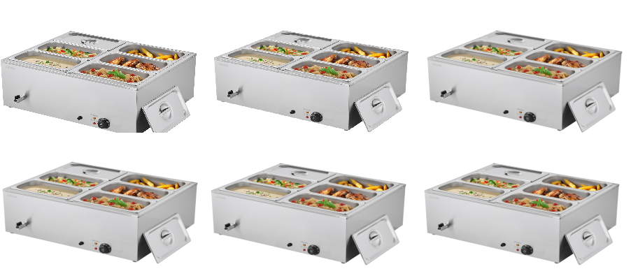 🔥Buy 1 Get 1 Free🔥 6-Pan Commercial Food Warmer