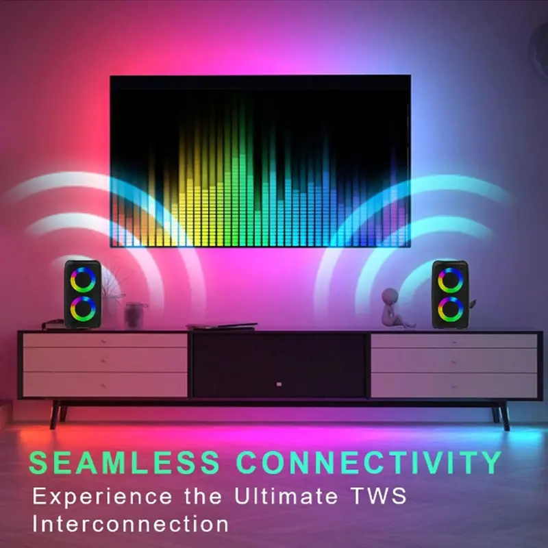 #✨ Huge Discount/Portable Outdoor Speaker with Powerful Sound & Party Mode