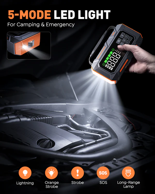【New Release】Buture Beta09 Jump Starter 8000A All‑in‑One Roadside Power Pack