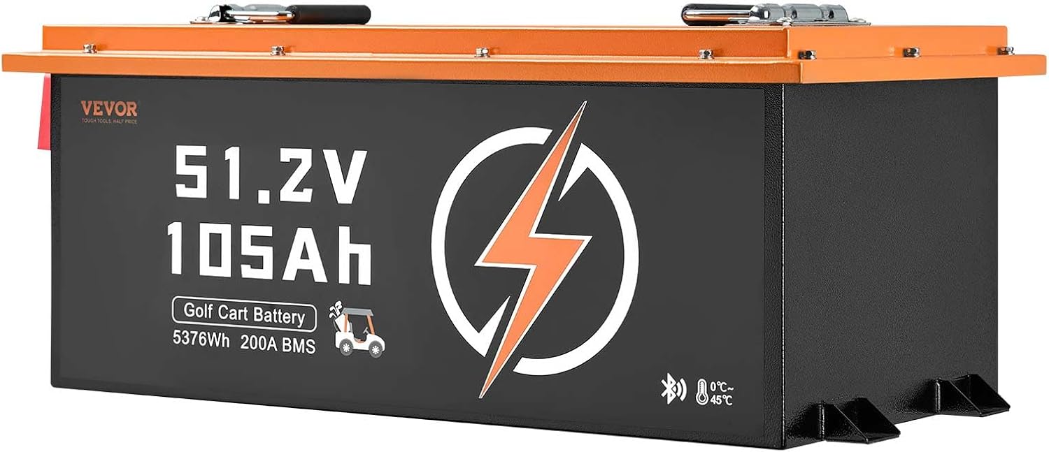 🔥Summer Sale🔥VEVOR 48V 105Ah Golf Cart Lithium Battery