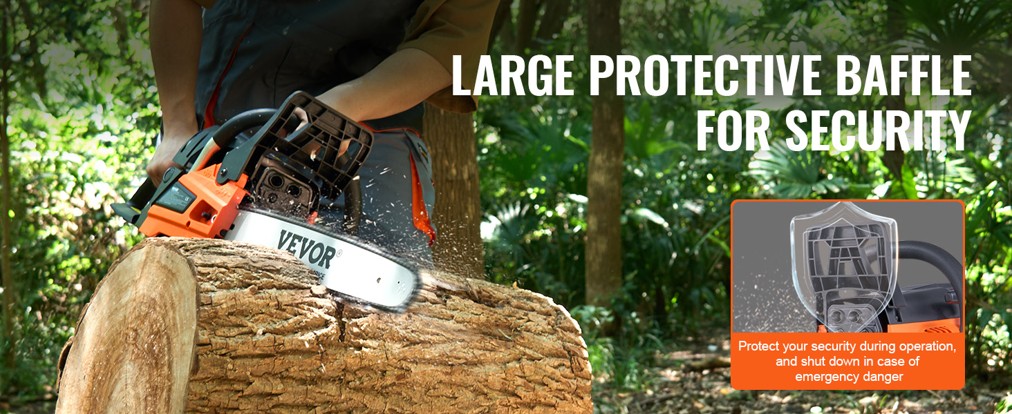 gas powered chainsaw