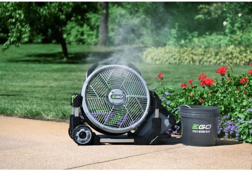 POWER+ 10" Oscillating Misting Fan Tool Only
