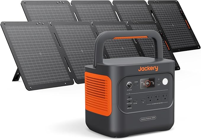Father's Day Gift – Jackery Solar Generator 1000 v2 (includes 100W solar panel): Supports 1-hour fast charging; suitable for outdoor activities, off-grid living, RV travel, and emergency backup.