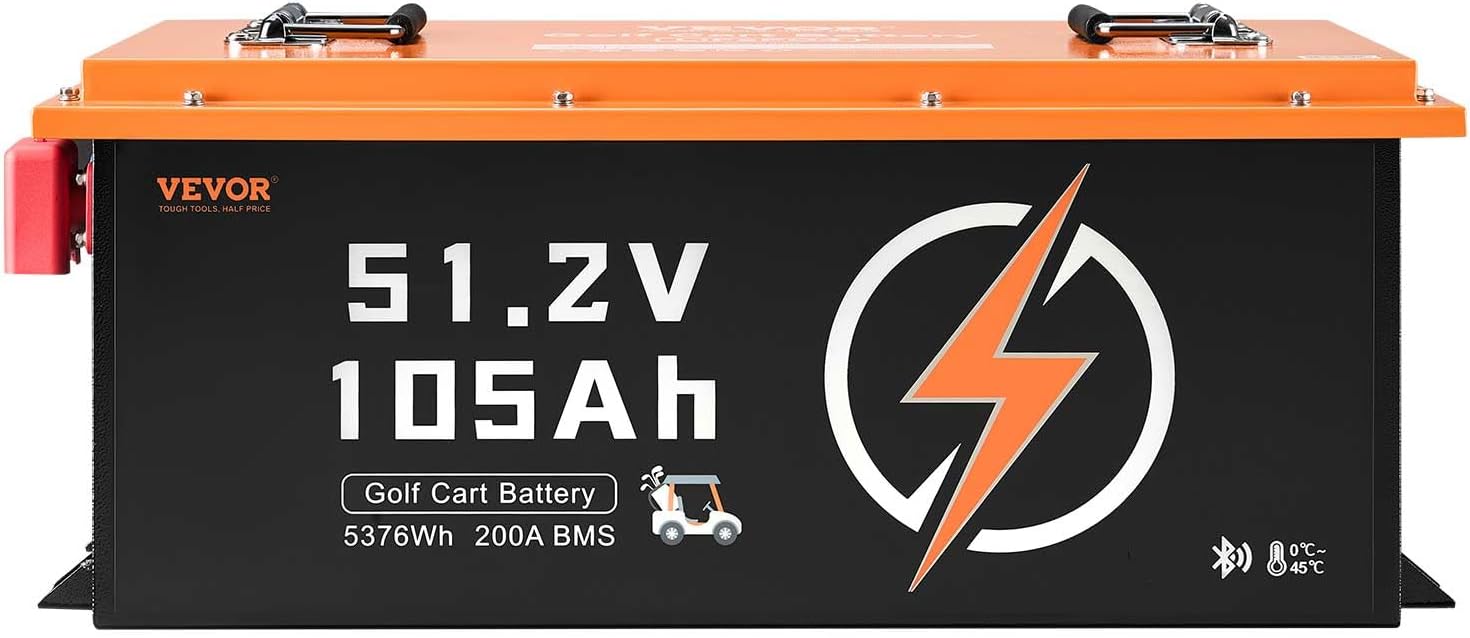 🔥Summer Sale🔥VEVOR 48V 105Ah Golf Cart Lithium Battery