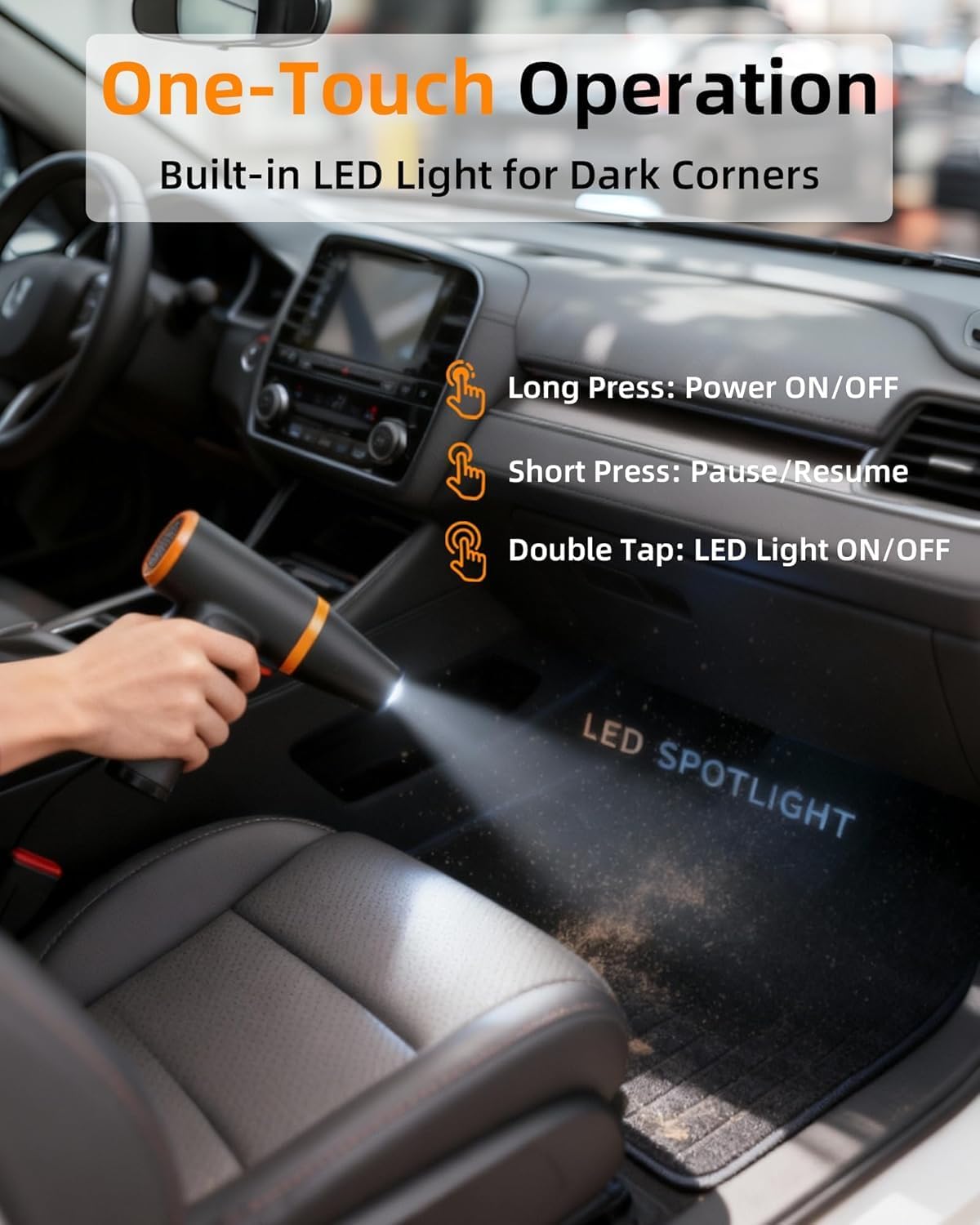 All-in-One Air Blasting System,Rechargeable Portable Cordless Air Blower for Home, Car, Computer, and Keyboard