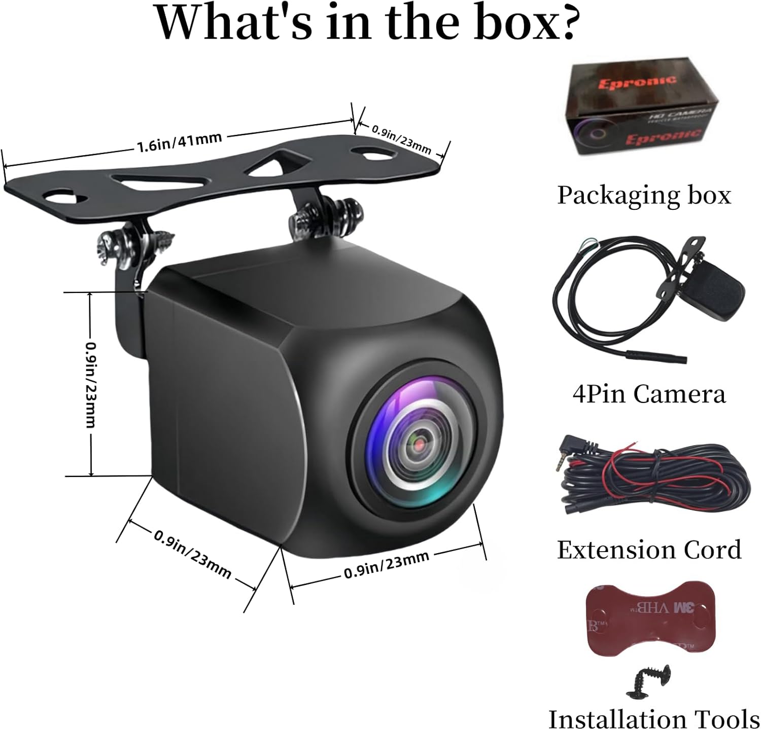 Backup Camera for Carplay Screen and Mirror Dash Cam