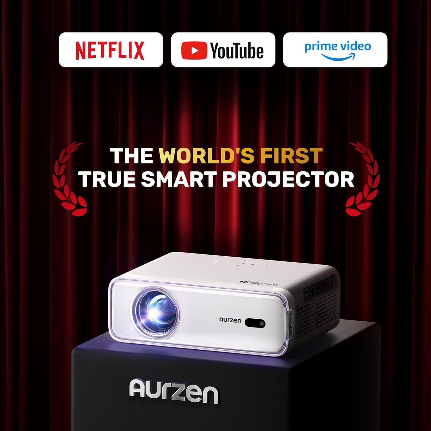 🏆2026 FIFA World Cup🏃‍♂️‍➡️⚽ Aurzen EAZZE D1 Smart Projector