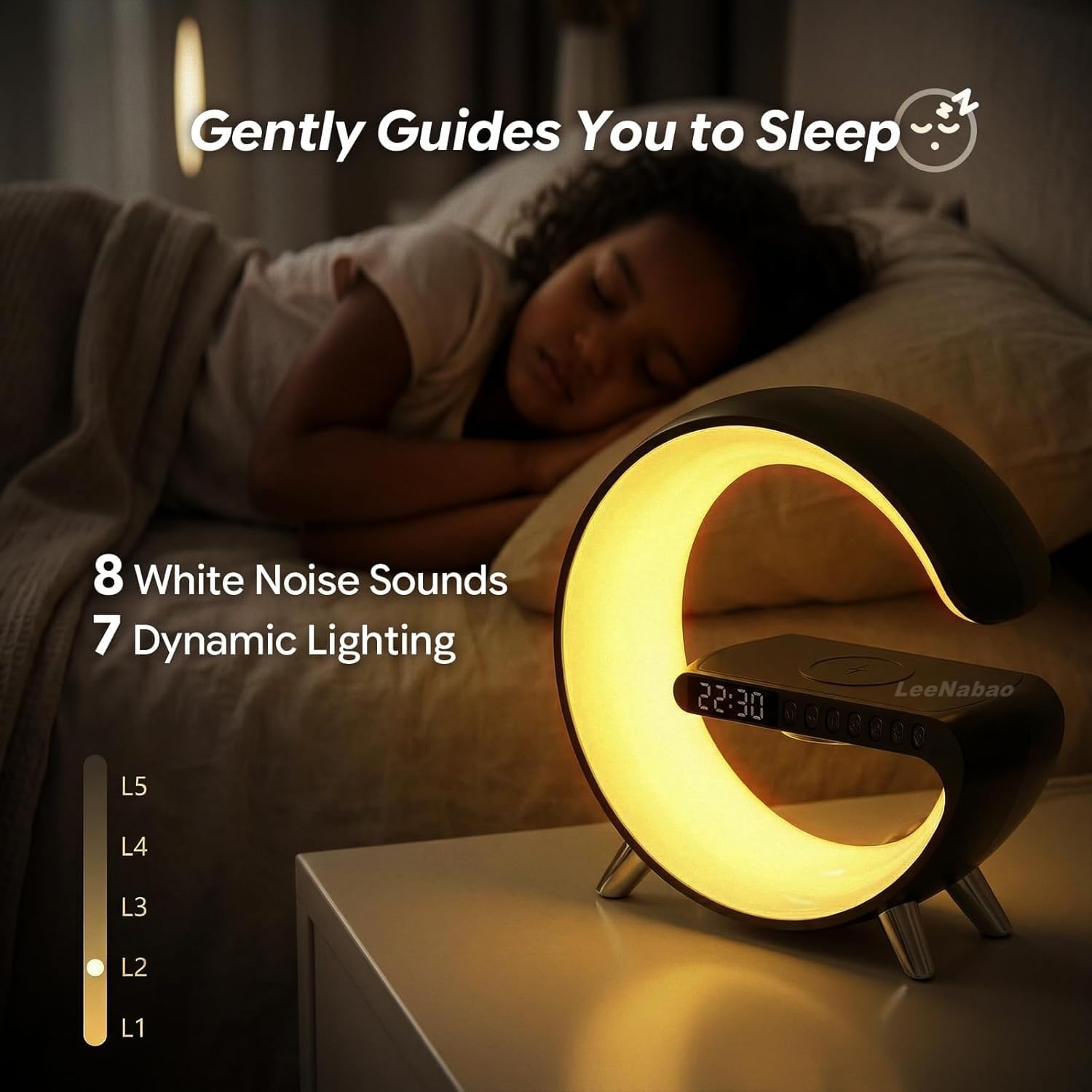 🔥Buy 1 Get 1 Free🔋🎶5-in-1 Smart Bedside Lamp