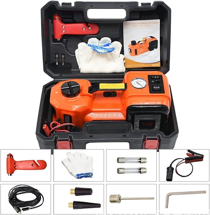 📢 Limited-Time Promotion 🔥12V Electric-Hydraulic Car Jack