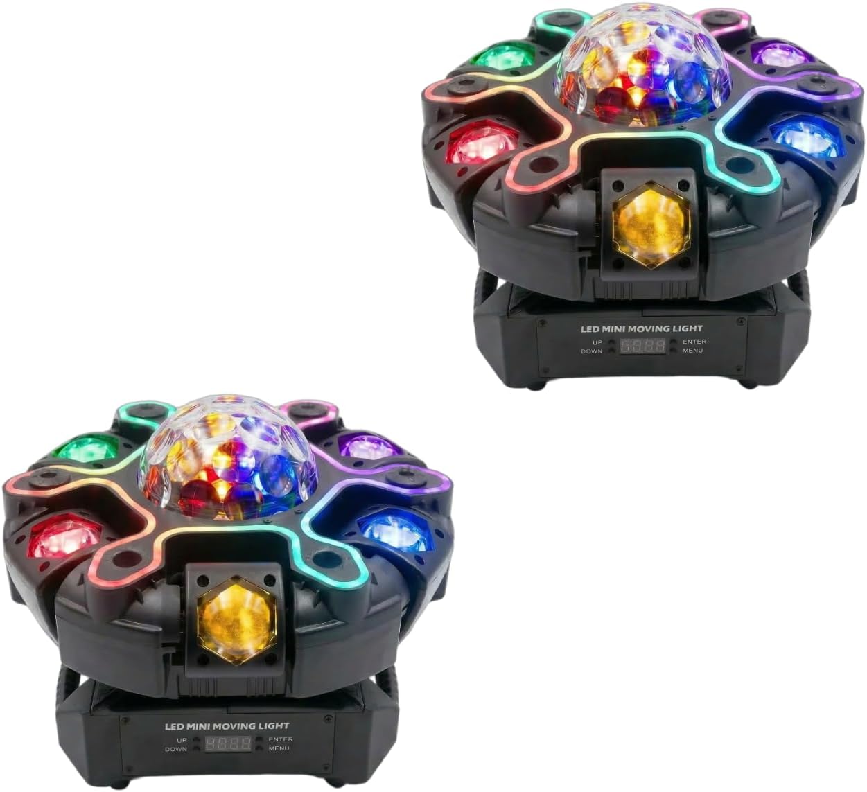 XNK Moving Head DJ Light 12-Arm RGBW Stage Light