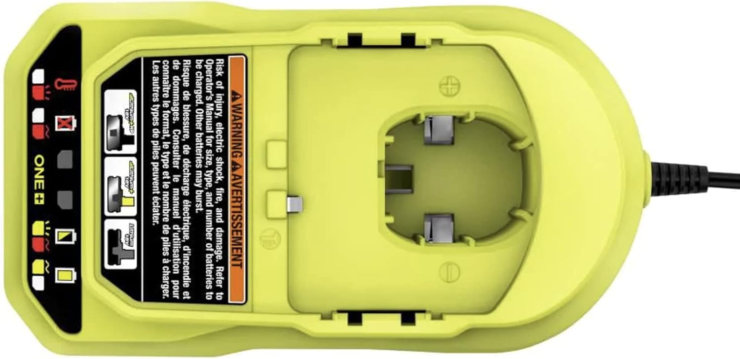 Ryobi ONE+ 18V Lithium-Ion 4.0 Ah Battery (2-Pack) and Charger Kit