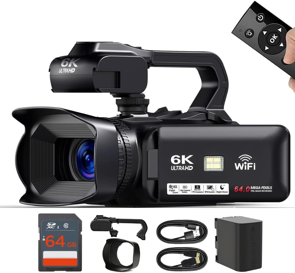 🔥Final Moments🔥Acuvar 4K/6K Video Camera Camcorder