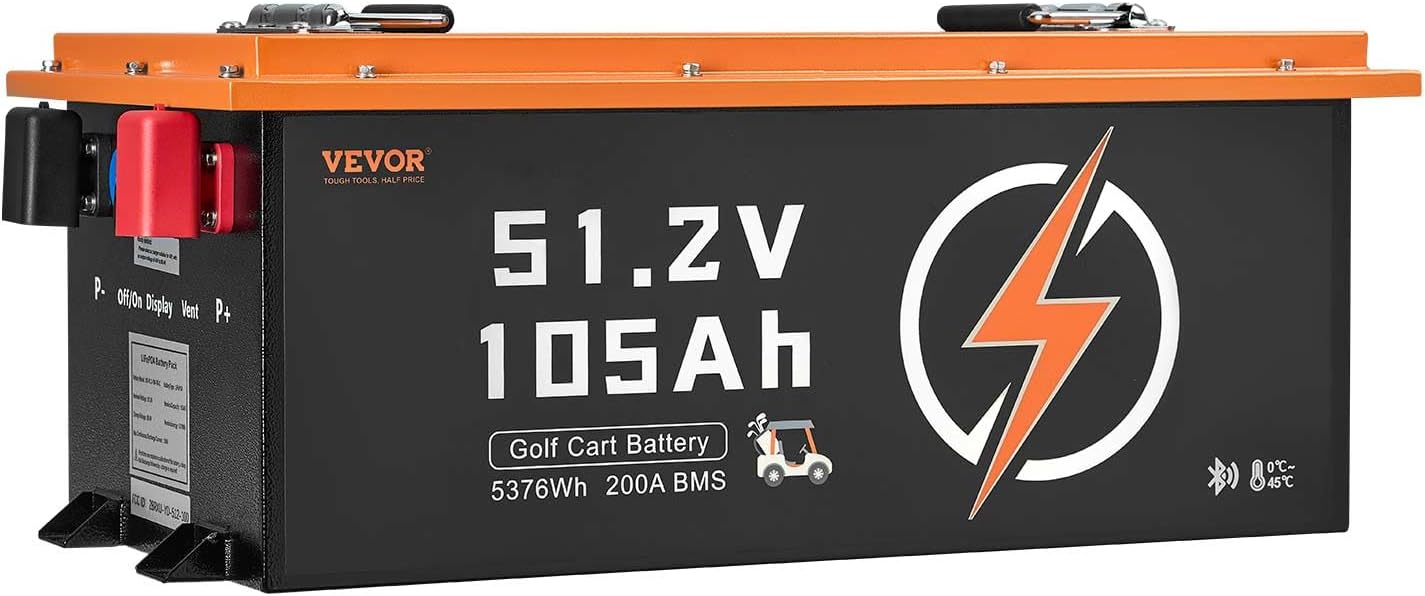 🔥Summer Sale🔥VEVOR 48V 105Ah Golf Cart Lithium Battery