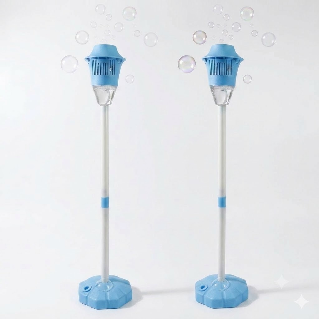 🛒BEST SELLER🚀SEESE Bubble Maker For Kids - Adjustable Height Stand, Auto Blaster with Music, Perfect for Backyard,FunIdeal for Outdoor Parties Holiday gifts