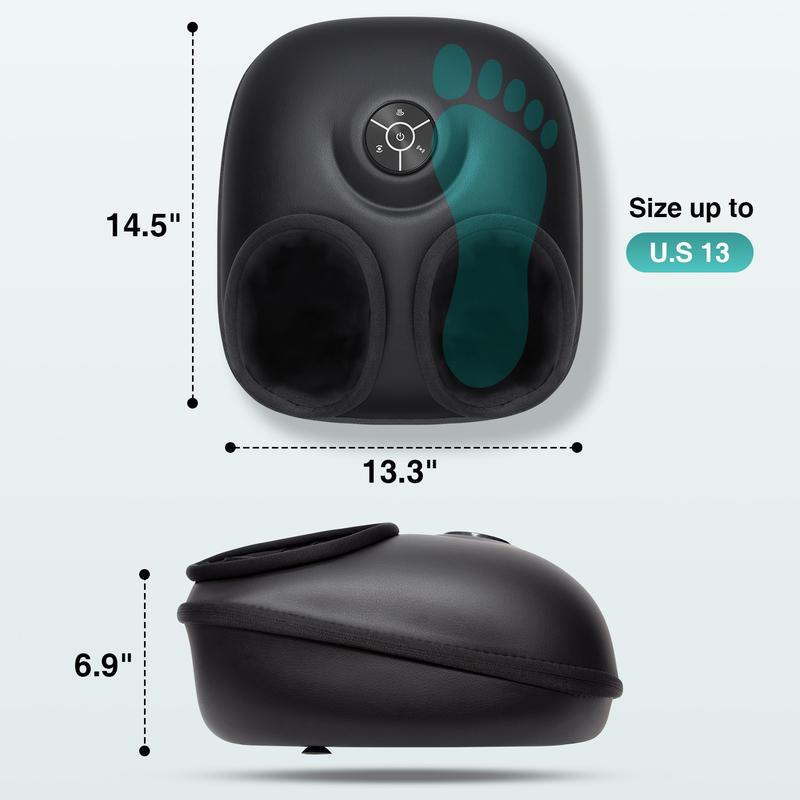 ⚡[Flash Sale - Save $50] Shiatsu Foot Massager with Soothing Heat & App Control - Ultimate Pain Relief for Your Feet🎁