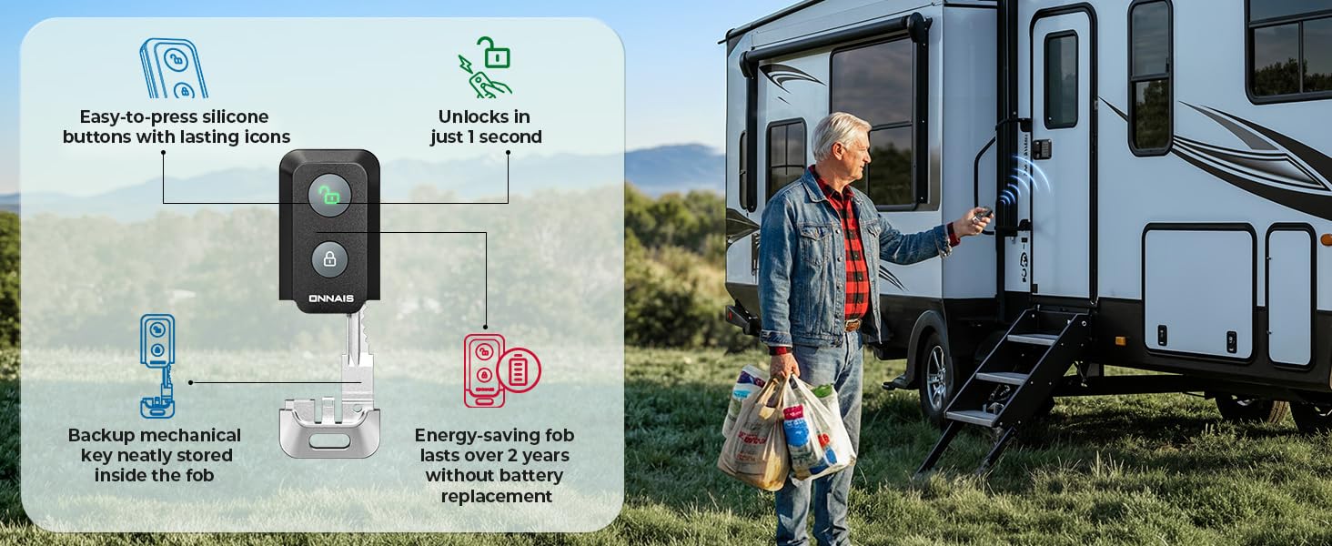 Smart Key Fob, Effortless Access