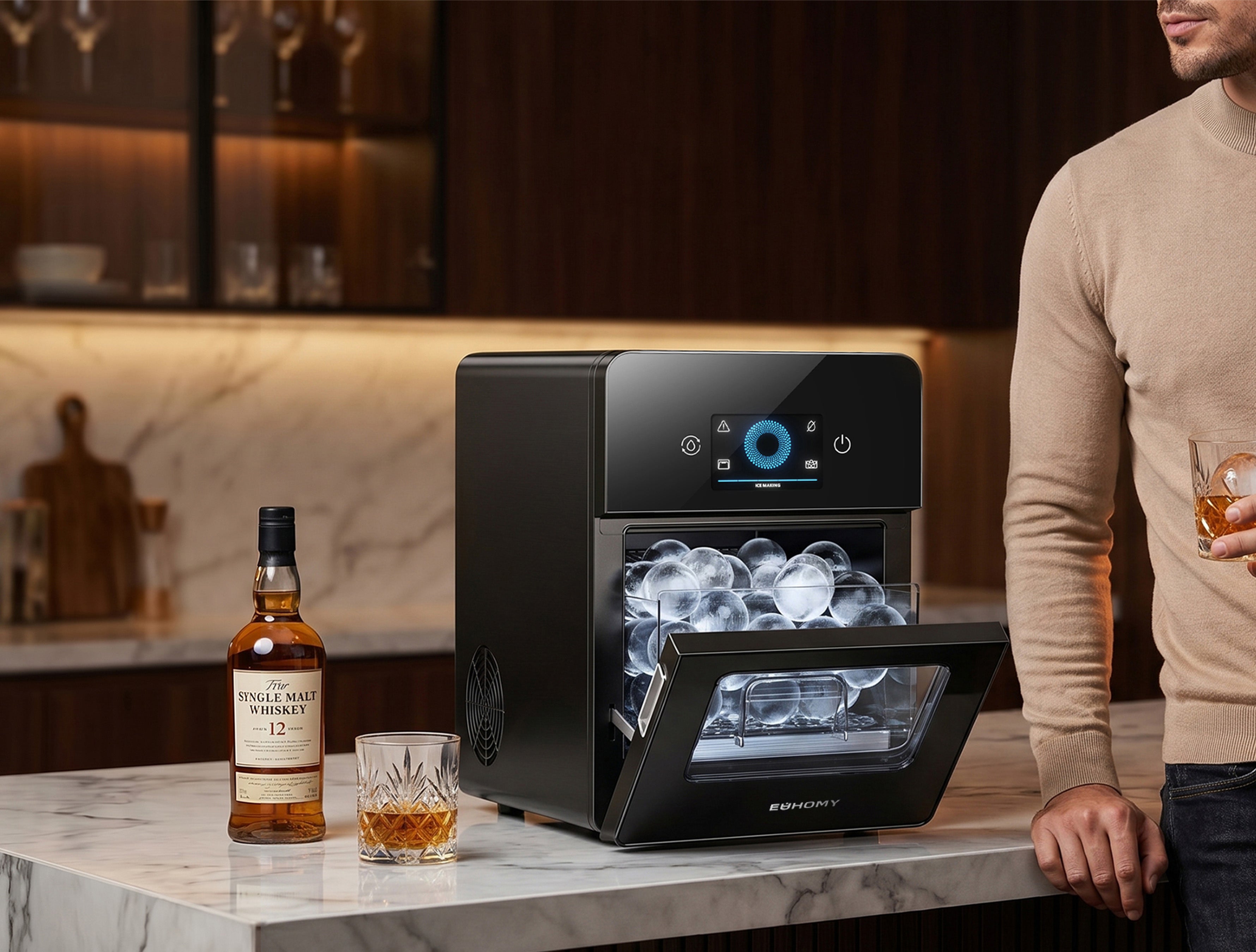 Euhomy ice maker detail