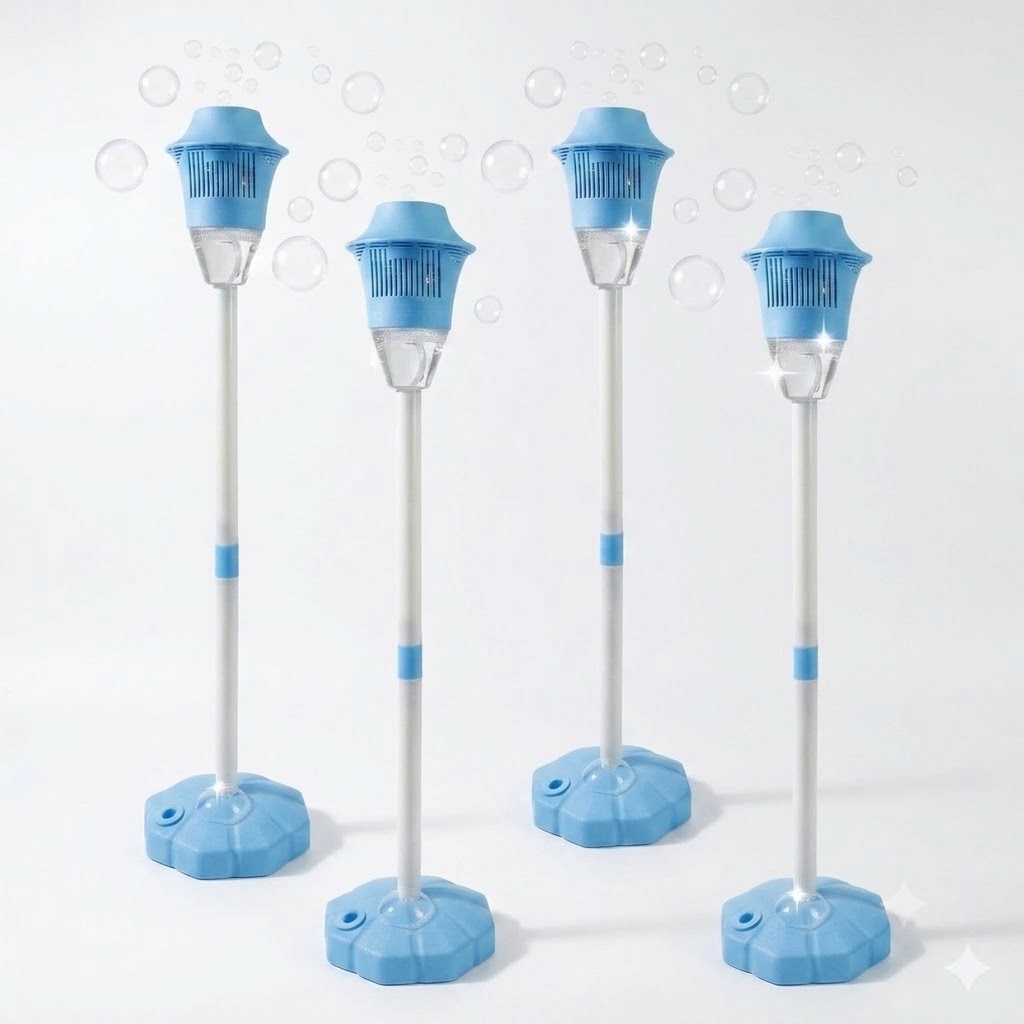 🛒BEST SELLER🚀SEESE Bubble Maker For Kids - Adjustable Height Stand, Auto Blaster with Music, Perfect for Backyard,FunIdeal for Outdoor Parties Holiday gifts