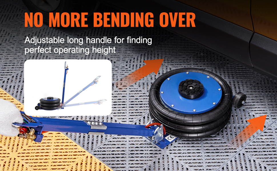 triple air bag jack