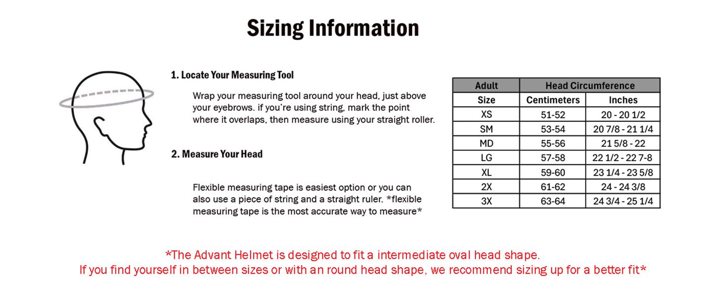 Advant Sizing